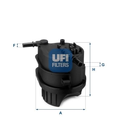 UFİ 2434300 FİESTA 1.4 TDCİ MAZOT FİLTRESİ 