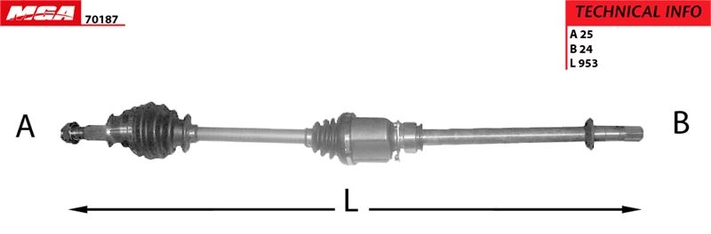 MGA 70187 FİORİNO SAĞ AKS  51787180 1.3 MULTİJET 